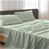 Giovanni Dolcinotti MADE IN ITALY Giovanni Dolcinotti | Set Lenzuola Letto Matrimoniale 4 pz, Microfibra, Bamboo, Modello Detroit - Lenzuolo con Angoli, Lenzuolo sopra e 2 Federe 50x80 cm