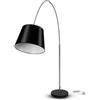 V-TAC VT-7451 Booglamp met zware voet - vloerlamp - E27 - Zwart