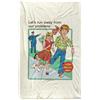 Steven Rhodes Let'S Run Away Coperta super morbida al tatto setoso - 91 X 147 cm