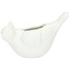 THUN - Cachepot da parete uccellino verde menta, Eleganza Esotica - Gres, 13.5x5x9