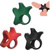 AMAZBEE Set di 3 anelli fallici in silicone Anelli fallici Dispositivi per l'erezione del pene Estensore dello scroto 3 colori Giocattolo bondage Anello
