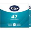 Ritex Preservativi 47 - Set di 40 preservativi sottili per una tenuta salda e piacevole, per una sensazione intensa, vegano, dermatologicamente testato, prodotto in