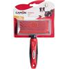 CAMON Cardatore Cane/Gatto con Denti in Acciaio e Punte arrotondate (Taglia LG)