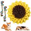 AOUZOVLI Tappeto Olfattivo Cane,Tappetino Sensoriale Cane,Motivo A Girasoli Tappeto Olfattivo,Con 2 Corda Da Gioco Per Cani,Favorisce La Ricerca Naturale Del Cibo E Allevia Lo Stress