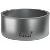 Fuzzl Titan - Ciotola termica da 20 cm, in acciaio inox spazzolato, isolata, per interni ed esterni, con base in gomma, ciotole versatili per cani e acqua per cani per idratazione e alimentazione