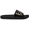 Emporio Armani EA7 EMPORIO ARMANI Slipper unisex shiny black/gold US23EA10 XCP001 32