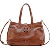 QUEEN HELENA Borsa Grande a Spalla Morbida con Tracolla Rimovibile Donna M1100 (Bronzo)
