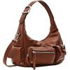Desigual borsa a tracolla Omnia New London Plus Shoulder Bag Leather West marrone