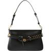 Pinko borsa a tracolla Belt Bag Mini Vitello Morbido Black - Antique Gold nero