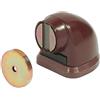 Gedotec Fermaporta magnetico - Fermaporta 20 kg - marrone | Fermaporta per montaggio a pavimento | Fermaporta a pavimento con magnete | Magnete per porta a pavimento extra forte