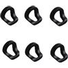 SANCHAKOU Armadi Maniglie Porte Confezione Da 2/4/6 Cassetti Colorati Per Mobiletto Del Bagno Maniglia Nascosta Maniglia Invisibile Per Porta Del Guardaroba Nero Opaco 32 Mm