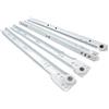 AZERODESIGN Set di guide per cassetti con scatola, confezione da 5 pezzi, diverse misure e colori (400 mm, bianco)