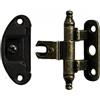 PuntoLuceLed 1 Pezzo Cerniera in lega metallica finitura bronzata con scodellino 27 mm per mobili antichi e ante in battuta - Stile Arte Povera A0059-30