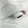VaryPaper Carta da Parati Muro Effetto Marmo Grigio Beige 40cmx200cm Pellicola Adesiva per Mobili Opaco Carta da Parati per Cucina Lavabile Carta Adesiva per Pareti Bagno Armadio Unità Vanity