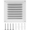 Generico Griglia di Ventilazione, Presa d'aria in acciaio inox 150x150 mm 200x200 mm