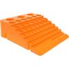 HOMOCONO Porta Punte Trapano Organizer Punte per Trapano Multifunzione in Abs 84 Fori Arancione Contenitore Pratico e Resistente per Trapani e Frese