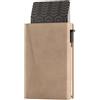 ProWallet Porta carte Classic - 9 carte, banconote e monete - Portafoglio - Sicurezza RFID - Portafoglio elegante - Uomo e donna (Beige)