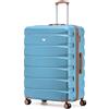 Flight Knight Valigia Extra Grande Leggera ABS Rigido 4 Ruote Approvata oltre 100 Compagnie easyJet British Airways Ryanair Jet2 Emirates Bagaglio da Stiva XL 29 Pollici Robusta Leggera Viaggio