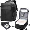 suradar Zaino Ryanair 40x30x20 da Viaggio Aereo Bagaglio a Mano 40x30x20 per Wizzair Eurowings Vueling, 24L Piccolo Borsa da Cabina per Donna Uomo, Zaini Porta PC Lavoro Trekking Nero