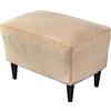 CHNSHOME Copri pouf rettangolari Elasticizzato Copri poggiapiedi Copri sgabello Fodere per pouf rettangolari Copri Pouf ottoman