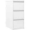 FBasic Classificatore in metallo - a tre cassetti - Bianco