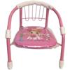 Generico Sedia per Bambini Poltrona Sediolina Sedia in Metallo Seggiolina Bimbi Sediolina Poltroncina Imbottita con Seduta Sonora Sedie Bambini con Braccioli (Rosa)