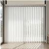 Generico Tenda Verticale Bianca per Finestre e Porte Patio, Tende in Tessuto Solare Filtrante la Luce 60 90 110 170 210 280 160 110 200 190 140 cm, Tendaggi Divisori per Ambienti(170cmWx160cm)