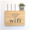 XICHENGSHIDAI Nordic Wood Wall-Mounted Router Storage Box in legno massello Wifi Modem Occlusione Box Mensola di immagazzinaggio a parete Punzone 0