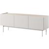 Komodee Mobile TV Kelowna - Linea Cashmere, Rovere - Larghezza 144 cm, Altezza 55 cm, Profondità 37 cm