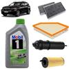 OP Kit tagliando 4 filtri + 7L olio Mobil 0W30 per BMW X5 G05 30d 40d M50d + Hybrid 2018+