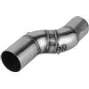 Qiilu Tubo di Collegamento Centrale di Scarico per Moto in Acciaio Inossidabile per Benelli TRK 502X