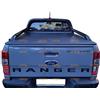 Generico Protezione Paraurti per Ford Ranger 2012 - 2023 T6 T7 T8 Wildtrak XL XLT Limited Stormtrak Wolftrak Raptor Striscia Protettiva Portellone Posteriore