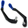 Heinmo universale nuovo 100% alluminio leva della frizione leva paramani protezione della mano per moto da corsa dirt bike protezioni della mano 22mm nero (C Blue)
