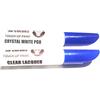 SD COLORS 12 ml Vernice Ritocco con Pennello e Vernice Trasparente - Crystal White (PGU) - Compatibile con Hyundai - Riparazione di Graffi, Scheggiature e Verniciatura