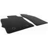 kh Teile Auris 2 II Hybrid - Tappetini per auto, 2 pezzi, anteriori, nero
