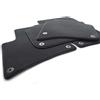kh Teile Tappetini per VW Touareg III 3 CR in velluto, set da 4 pezzi, colore nero