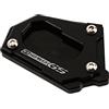 KMWSHAN Parte per moto Moto Cavalletto Laterale Del Piede Estensione Pad Piastra Di Supporto Per BMW R1250 GS R 1250 1250GS HP 2020 2019 2018(Black black)