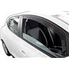 J&J AUTOMOTIVE Deflettori d'Aria per Renault Clio 4 5-Porte Berlina 2012-2019, Set da 4 Pezzi, Nero Fumé Oscurato Heko