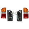 EASYSHOP24H SET 2 FARO FANALE FANALINO POSTERIORE PER VITARA DAL 1988 AL 1997 GRUPPO OTTICO STOP CON PORTALAMPADE E LAMPADINE
