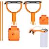 Generico Kit di pulizia a catena - Kit per utensili per lubrificanti a catenaa motociclistica | Rondella a catena innovativa motociclistica | Kitt di lubrificazione a spazzole per oleri per moto