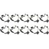 zuousxbs Clip Fissaggio per Lampadina a LED H7 in Metallo Installazione Semplice Meccanismo bloccaggio Sicuro Adatto a più Modelli Auto Base LED per Auto