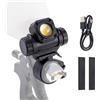 Jectse Luce per Pistola a Spruzzo per Verniciatura a LED, 3500-6500K 450LM Oltre 95 CRI Girevole e Inclinabile Ricaricabile, con Batteria da 2000 mAh, per Pistole a Spruzzo per