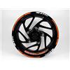 BIKE-label Set di adesivi per bordo cerchione arancione compatibile con KTM 690 Duke X710038