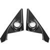 XUVODG Modanatura Interni Auto 2 Pezzi Per Civic 2016 2017 2018 2019 10Th Gen Auto ABS Fibra Carbonio Interni Porta Anteriore Altoparlante Finestra Un Pilastro Copertura Trim Interni Trim