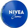 Beiersdorf NIVEA Crema lattina universale crema idratante classica per tutti i tipi di pelle, ricca cura della pelle con eucerite correlata alla pelle (150 ml)