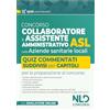Nld Concorsi Concorso collaboratore e assistente amministrativo nelle Aziende Sanitarie Locali ASL. Quiz commentati