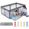 Dripex Box per Bambini Recinto Neonato - Medium - Grigio