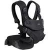 Joie savvy™ air marsupio 4in1 - 4 modalità di trasporto con supporto per schiena e testa, fibbie magnetiche, design leggero - dalla nascita ai 3 anni (3,5-15 kg), coal