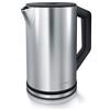 arendo - Bollitore Acqua Elettrico da 1.5L 2200W - Eco Controllo Temperatura - Temperatura Regolabile 40-100°C - Parete Doppia - in Acciaio Inossidabile - Senza BPA - Argento