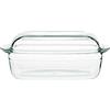 Gerlach 1760 Pirofila da forno 4,5 l in vetro borosilicato resistente al calore con coperchio rettangolare 27 x 18 cm per forno congelatore Flow